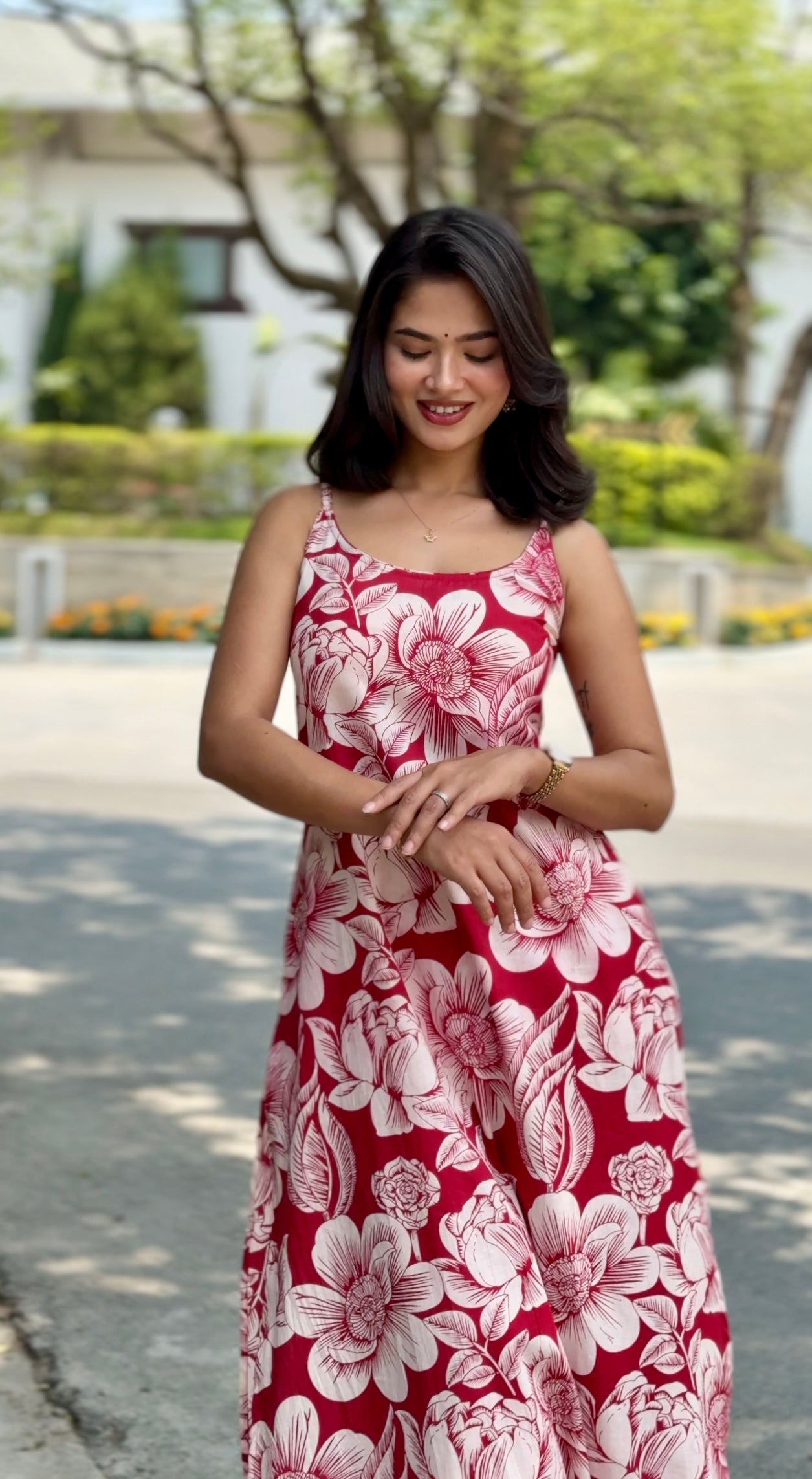 Straps kurthi with Plazo