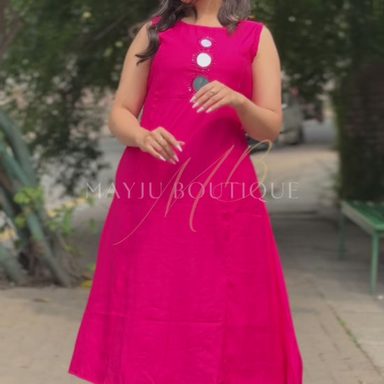 Aline Kurthi Wih Plazo Pant