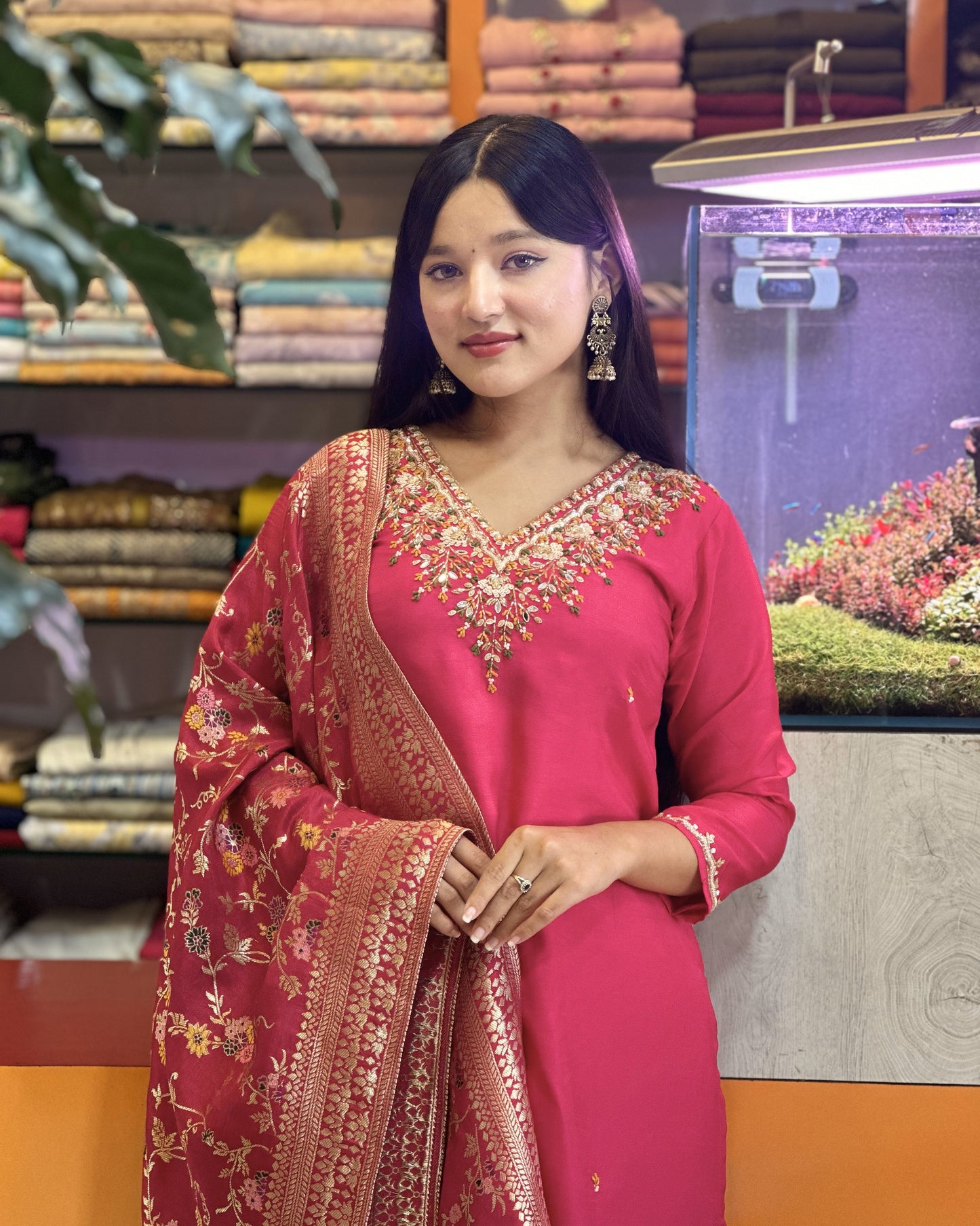 Straight kurthi set