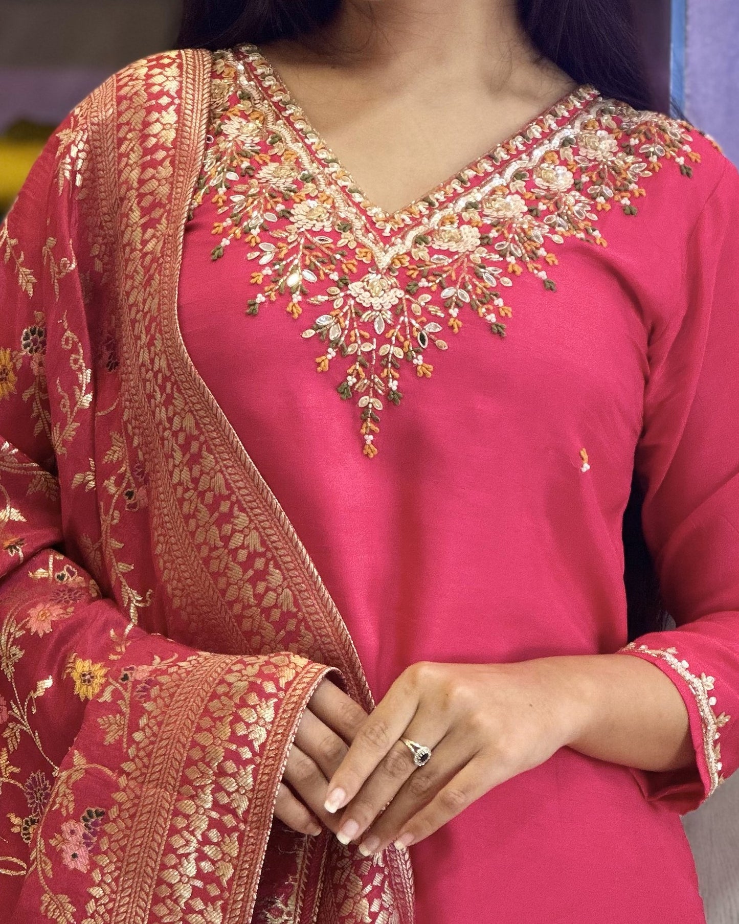 Straight kurthi set