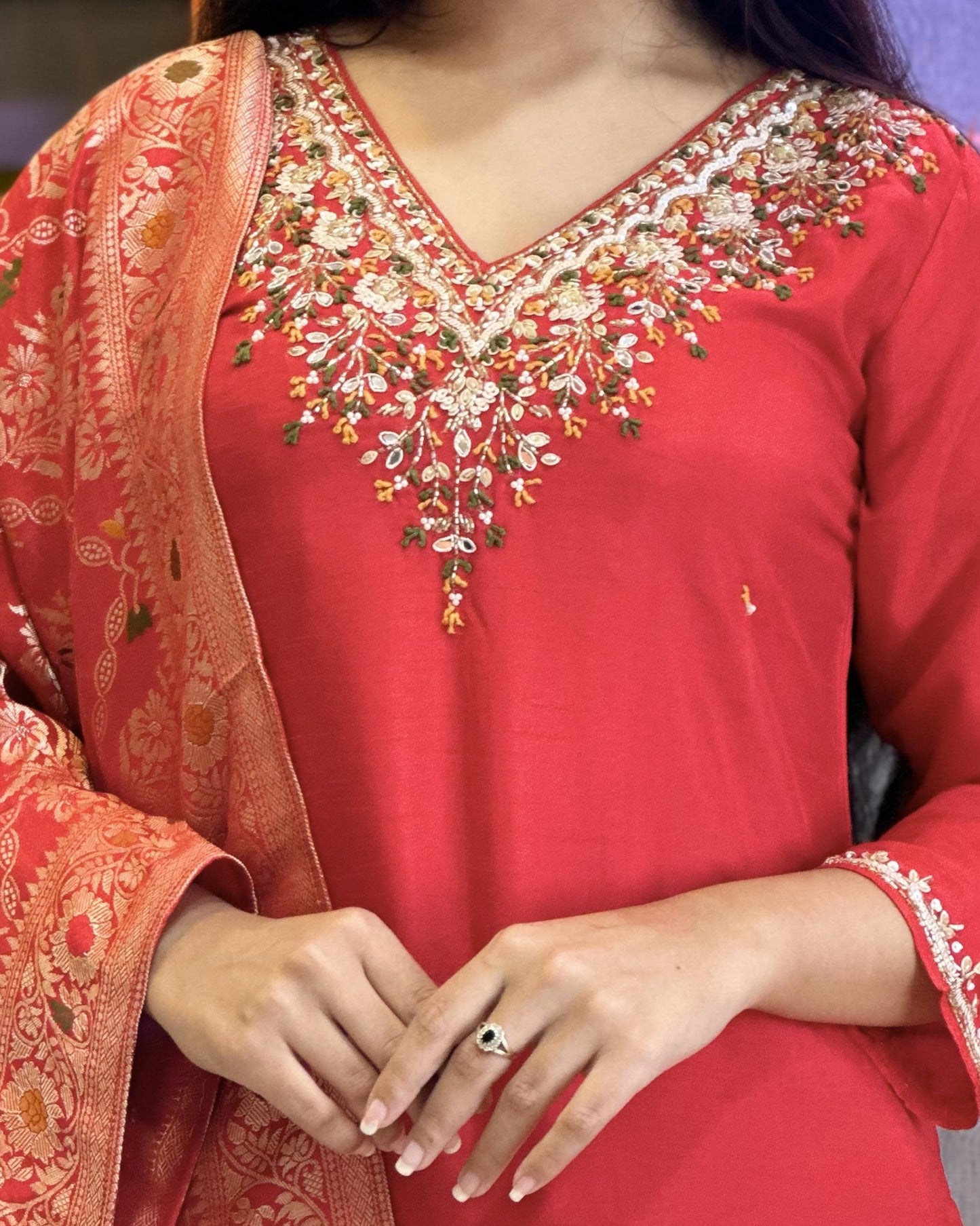 Straight kurthi set